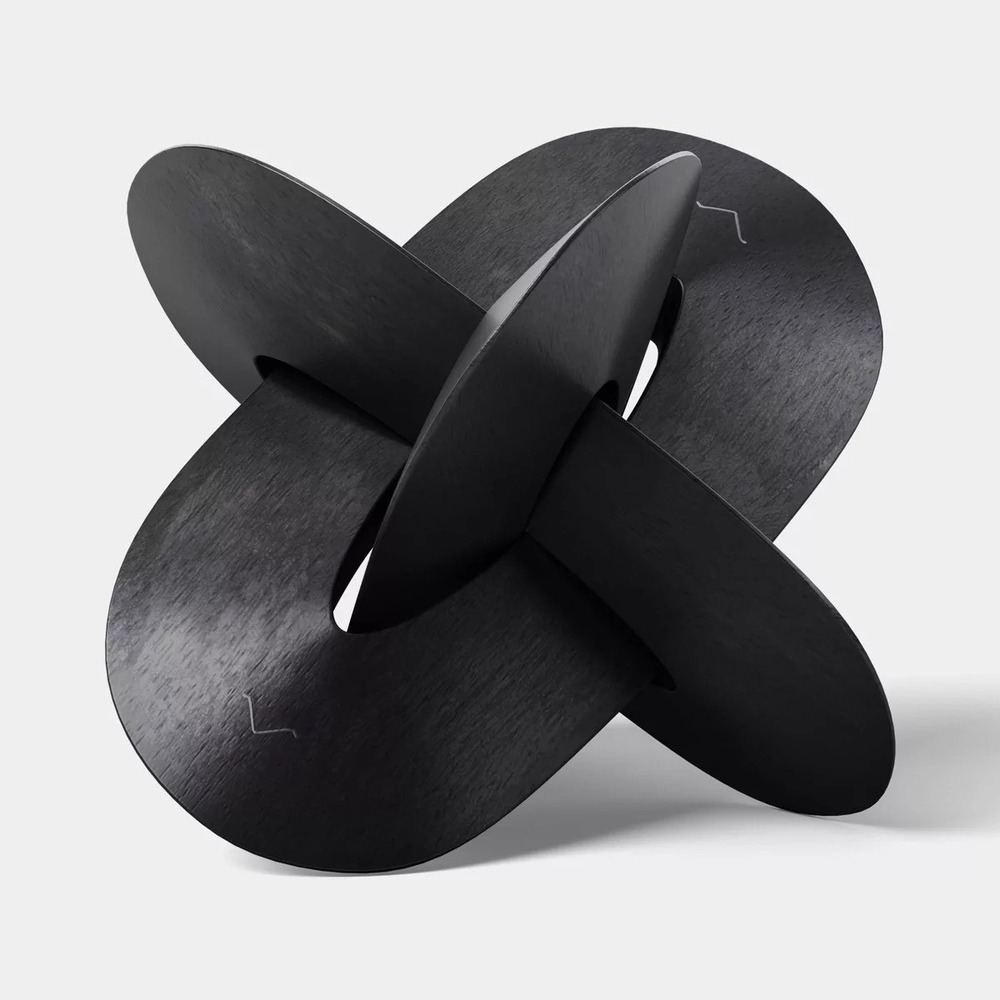 Knot Decorative Object Black - Threshold, Target
